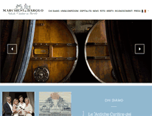 Tablet Screenshot of marchesibarolo.com